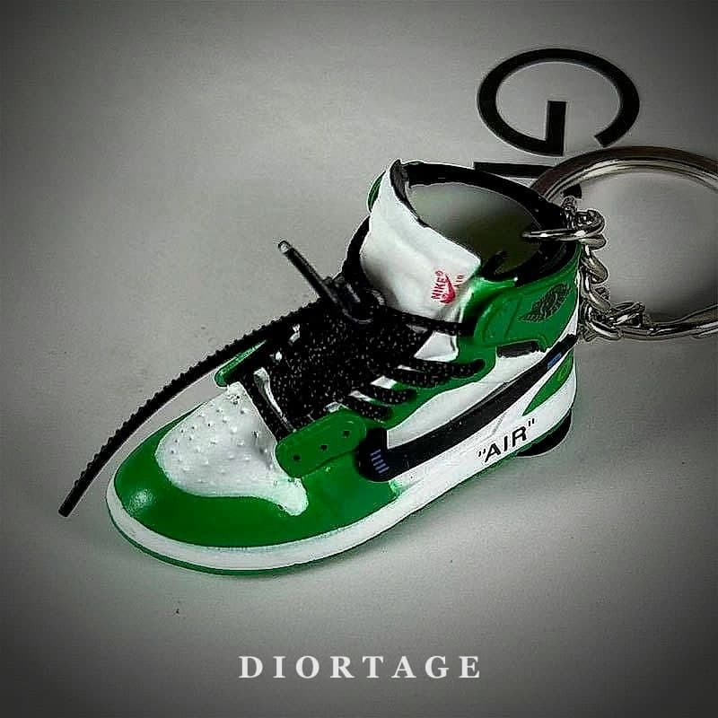 Chaveiro Jordan 1 Off-White Green