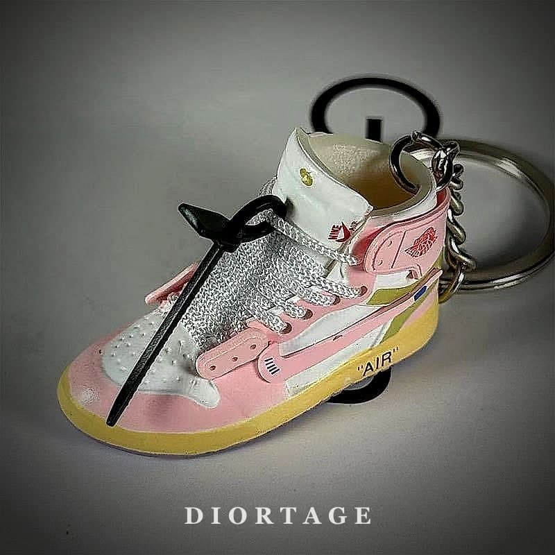 Chaveiro Jordan 1 Off-White Pink