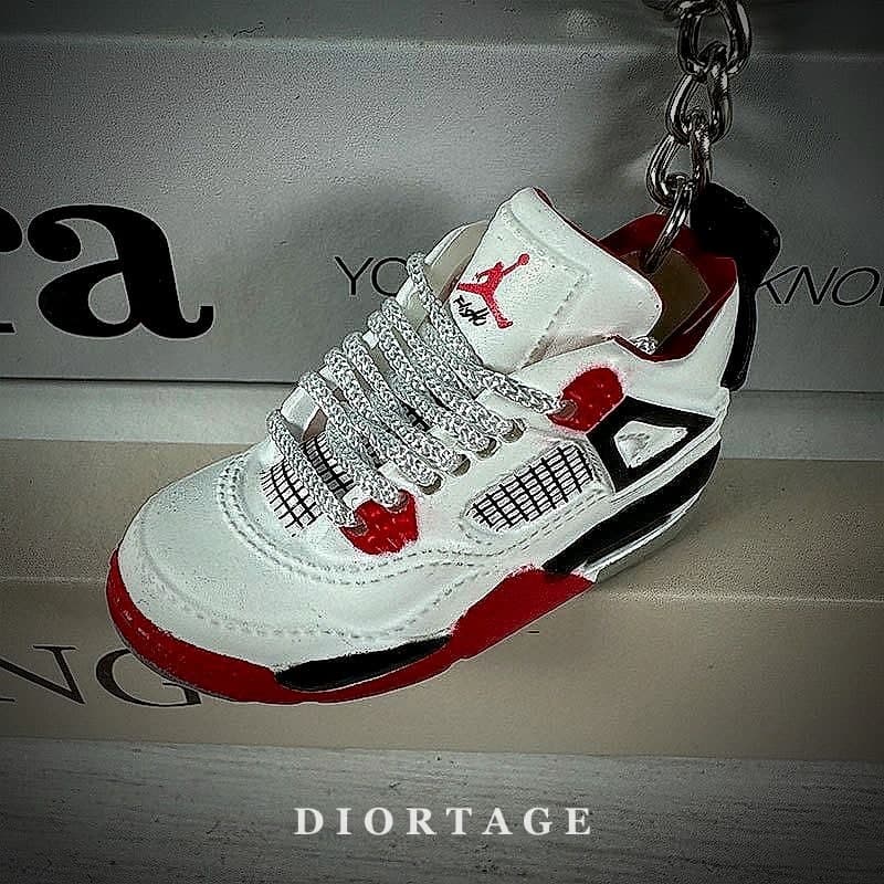 Chaveiro Jordan 4 Fire Red